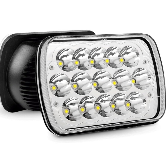 Led Headlights Nilight 45w 7x6 5x7 Hi/Lo Led Sealed Beam Replacement - Picture 1 of 6